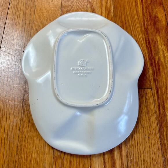 Vintage Pfaltzgraff White Snowman Embossed Christmas Cookie Serving Plate - Picture 11 of 12